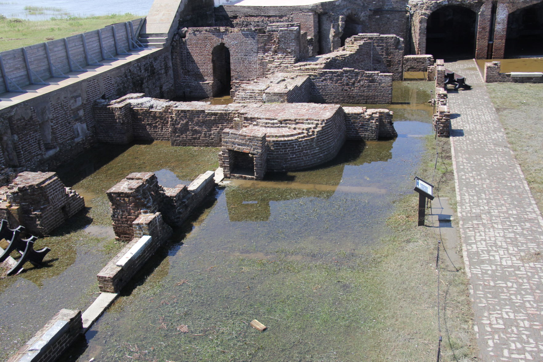 Fort Sumter flooding